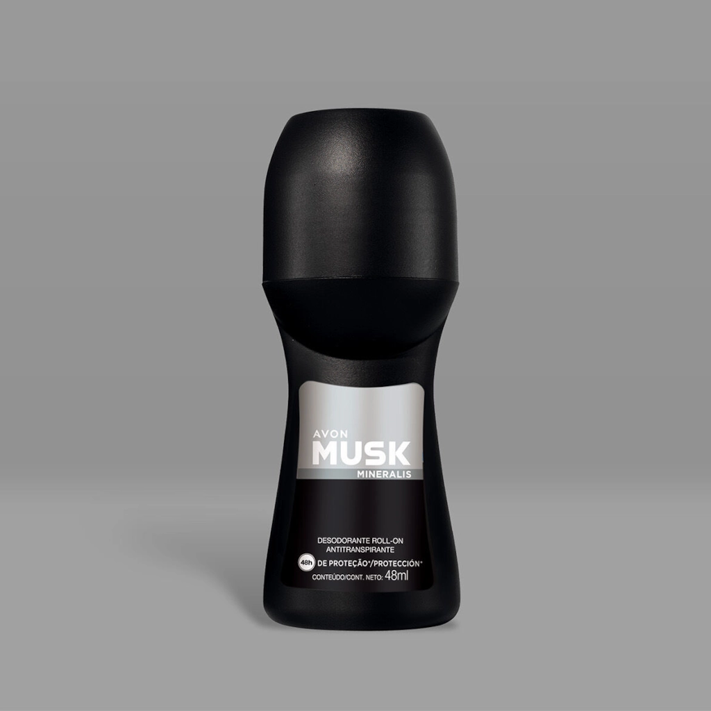 Avon Musk Mineralis Deo Antitranspirante Roll-On 48 ml imagem 3